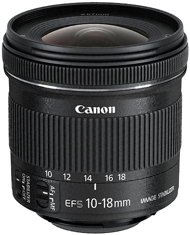 Canon EF-S 10-18mm f/4.5-5.6 IS STM