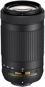 Nikon AF-P DX NIKKOR 70-300mm f/4.5-6.3G ED