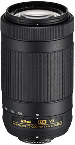 Nikon AF-P DX NIKKOR 70-300mm f/4.5-6.3G ED VR