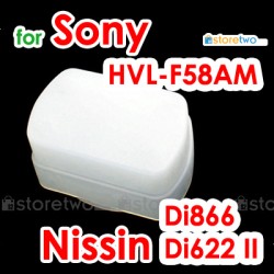 JJC 外置閃燈柔光罩盒 Sony HVL-F58AM Nissin Di866 II Di622 MARK II Flash Soft Diffuser