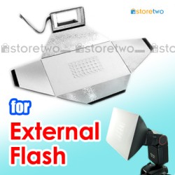JJC 外閃柔光罩盒柔光罩 External Flash Bounce Diffuser Softbox 特大可摺疊通用型