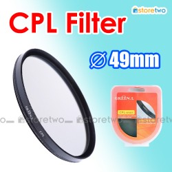 Green.L 綠葉 49mm 環型偏光鏡圓偏振鏡濾鏡 Circular Polarizer CPL Filter