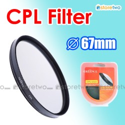 Green.L 綠葉 67mm 環型偏光鏡圓偏振鏡濾鏡 Circular Polarizer CPL Filter