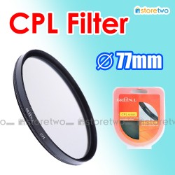 Green.L 綠葉 77mm 環型偏光鏡圓偏振鏡濾鏡 Circular Polarizer CPL Filter
