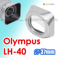 Olympus LH-40 銀色 - JJC方型遮光罩 M.Zuiko Digital 14-42mm f/3.5-5.6 II R 鏡頭 37mm E-PL2 E-P3 Kit Lens Hood
