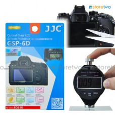 Canon 6D JJC LCD 鋼化玻璃貼 液晶屏幕透明保護貼 Tempered Glass Screen Protector 連清潔布 GSP-6D