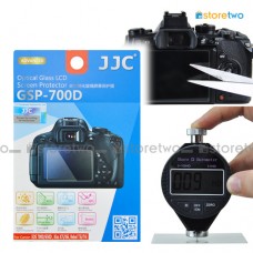 Canon 750D 700D 650D JJC LCD 鋼化玻璃貼 液晶屏幕透明保護貼 Tempered Glass Screen Protector 連清潔布 GSP-D700
