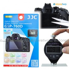 Canon 760D JJC LCD 鋼化玻璃貼 液晶屏幕透明保護貼 Tempered Glass Screen Protector 連清潔布 GSP-760D