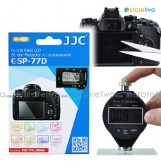 Canon 77D 900D JJC LCD 鋼化玻璃貼 液晶屏幕透明保護貼 Tempered Glass Screen Protector 連清潔布 GSP-77D