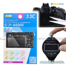 Sony Alpha A6300 A6100 A6000 JJC LCD 鋼化玻璃貼 液晶屏幕透明保護貼 Tempered Glass Screen Protector 連清潔布 GSP-A6000