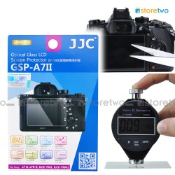 Sony Alpha A7R II A7 II A7M2 JJC LCD 鋼化玻璃貼 液晶屏幕透明保護貼 Tempered Glass Screen Protector 連清潔布 GSP-A7II