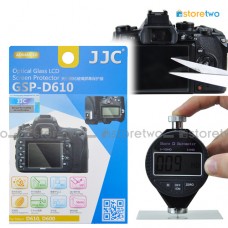 Nikon D610 D600 JJC LCD 鋼化玻璃貼 液晶屏幕透明保護貼 Tempered Glass Screen Protector 連清潔布 GSP-D610
