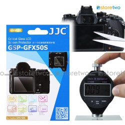 FUJIFILM GFX 50S JJC LCD 鋼化玻璃貼 液晶屏幕透明保護貼 Tempered Glass Screen Protector 連清潔布 GSP-GFX50S