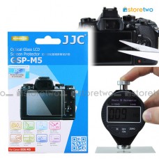 Canon EOS M5 JJC LCD 鋼化玻璃貼 液晶屏幕透明保護貼 Tempered Glass Screen Protector 連清潔布 GSP-M5