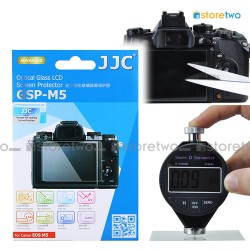 Canon EOS M5 JJC LCD 鋼化玻璃貼 液晶屏幕透明保護貼 Tempered Glass Screen Protector 連清潔布 GSP-M5
