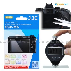 Canon EOS M6 M50 M100 PowerShot G9 X II G7 X II G5 X G1 X III JJC LCD 鋼化玻璃貼 液晶屏幕透明保護貼 Tempered Glass Screen Protector 連清潔布 GSP-M6