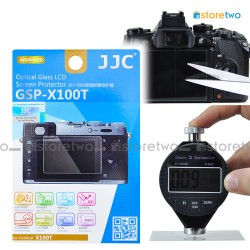 FUJIFILM X100T JJC LCD 鋼化玻璃貼 液晶屏幕透明保護貼 Tempered Glass Screen Protector 連清潔布 GSP-X100T
