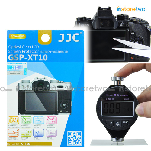 FUJIFILM X-T10 JJC LCD 鋼化玻璃貼 液晶屏幕透明保護貼 Tempered Glass Screen Protector 連清潔布 GSP-XT10