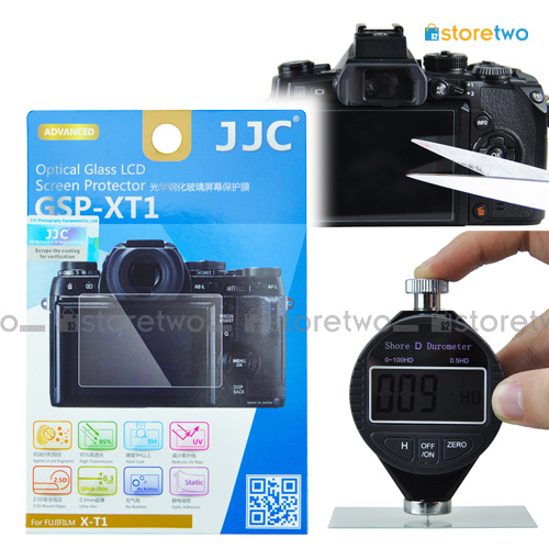 FUJIFILM X-T2 X-T1 JJC LCD 鋼化玻璃貼 液晶屏幕透明保護貼 Tempered Glass Screen Protector 連清潔布 GSP-XT1