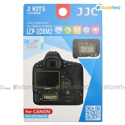 兩套 Canon 1D X II JJC LCD 液晶屏幕透明保護貼 Screen Guard Protector 連清潔布 LCP-1DXM2