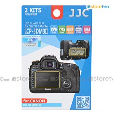 兩套 Canon 5D IV III 5DS R JJC LCD 液晶屏幕透明保護貼 Screen Guard Protector 連清潔布 LCP-5DM3II
