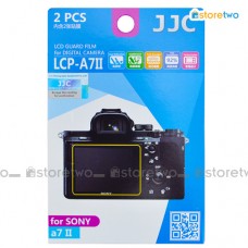 兩套 Sony Alpha A7R II A7 II JJC LCD 液晶屏幕透明保護貼 Screen Guard Protector 連清潔布 LCP-A7II