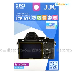 兩套 Sony Alpha A7S A7R A7 JJC LCD 液晶屏幕透明保護貼 Screen Guard Protector 連清潔布 LCP-A7S