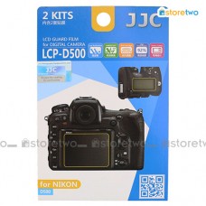 兩套 Nikon D500 JJC LCD 液晶屏幕透明保護貼 Screen Guard Protector 連清潔布 LCP-D500