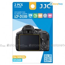 兩套 Nikon D5500 D5300 JJC LCD 液晶屏幕透明保護貼 Screen Guard Protector 連清潔布 LCP-D5300
