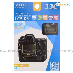 兩套 Nikon D5 JJC LCD 液晶屏幕透明保護貼 Screen Guard Protector 連清潔布 LCP-D5