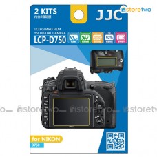 兩套 Nikon D750 JJC LCD 液晶屏幕透明保護貼 Screen Guard Protector 連清潔布 LCP-D750