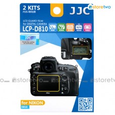 兩套 Nikon D810 JJC LCD 液晶屏幕透明保護貼 Screen Guard Protector 連清潔布 LCP-D810