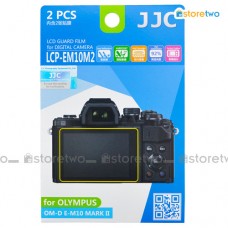兩套 Olympus E-M10 II JJC LCD 液晶屏幕透明保護貼 Screen Guard Protector 連清潔布 LCP-EM10M2