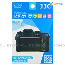 兩套 Panasonic G7 JJC LCD 液晶屏幕透明保護貼 Screen Guard Protector 連清潔布 LCP-G7