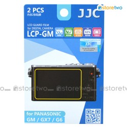 兩套 Panasonic GM GX7 G6 GF7 JJC LCD 液晶屏幕透明保護貼 Screen Guard Protector 連清潔布 LCP-GM