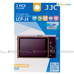 兩套 Nikon J5 J4 V3 JJC LCD 液晶屏幕透明保護貼 Screen Guard Protector 連清潔布 LCP-J4