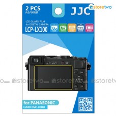 兩套 Panasonic LX100 Leica D-Lux Typ109 JJC LCD 液晶屏幕透明保護貼 Screen Guard Protector 連清潔布 LCP-LX100