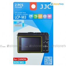 兩套 Canon EOS M10 M3 JJC LCD 液晶屏幕透明保護貼 Screen Guard Protector 連清潔布 LCP-M3