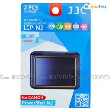 兩套 Canon PowerShot JJC LCD 液晶屏幕透明保護貼 Screen Guard Protector 連清潔布 LCP-N2
