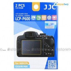 兩套 Nikon COOLPIX P900s P900 P610s P610 P600 JJC LCD 液晶屏幕透明保護貼 Screen Guard Protector 連清潔布 LCP-P600