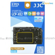 兩套 FUJIFILM X-E2S X-E2 JJC LCD 液晶屏幕透明保護貼 Screen Guard Protector 連清潔布 LCP-XE2