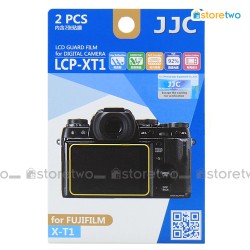 兩套 FUJIFILM X-T2 X-T1 JJC LCD 液晶屏幕透明保護貼 Screen Guard Protector 連清潔布 LCP-XT1