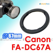 Canon FA-DC67A - JJC 67mm 轉接環轉接筒 SX40 HS SX30 SX20 SX10 SX1 IS 可配濾鏡 CPL UV 星鏡 微距 ND