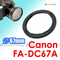 Canon FA-DC67A - JJC 67mm 轉接環轉接筒 SX40 HS SX30 SX20 SX10 SX1 IS 可配濾鏡 CPL UV 星鏡 微距 ND