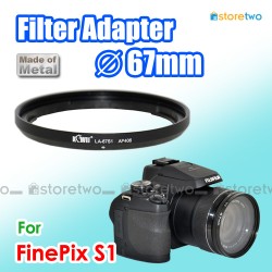 FUJIFILM JJC FinePix S1 金屬濾鏡轉接環 67mm Metal Filter Adapter 配 CPL UV ND Full HD DC
