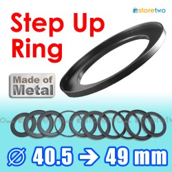 Kiwifotos Step Up Ring 轉接環 40.5mm-49mm 全金屬製 Step Ring 40.5-49mm 40.5mm 至 49mm 細轉大 濾鏡 filter CPL UV ND