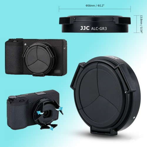 JJC 自動開合鏡頭蓋 Ricoh GR III Auto Lens Cap 無須改裝 GRIII GR3