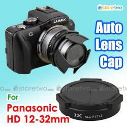 JJC 自動開合鏡頭蓋 Panasonic Lumix G Vario HD 12-32mm f/3.5-5.6 Auto Lens Cap