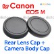 JJC Canon EOS M 相機機身蓋 鏡頭後蓋 Body Cap Rear Lens Cap Cover