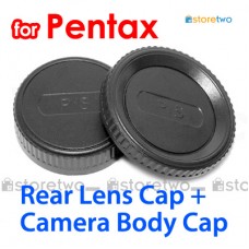 JJC Pentax 相機機身蓋 鏡頭後蓋 Body Cap Rear Lens Cap Cover K-r K-x Kr Kx K2000